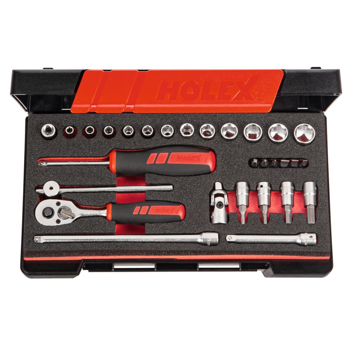 SOCKET SET 1/4 29 PCS. SOCKET SET 1/4 29 PCS.